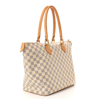 Louis Vuitton Damier Azur Saleya MM 3 of 10