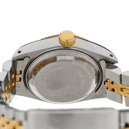 Rolex Stainless Steel 18K Yellow Gold Diamond 26mm Oyster Perpetual Datejust Watch Silver 69173 4 of 4