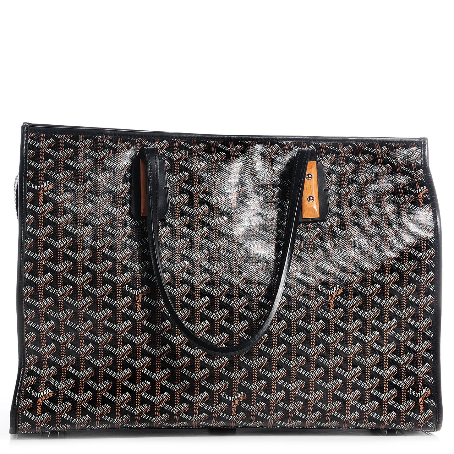 Goyardine Marquises Tote Black