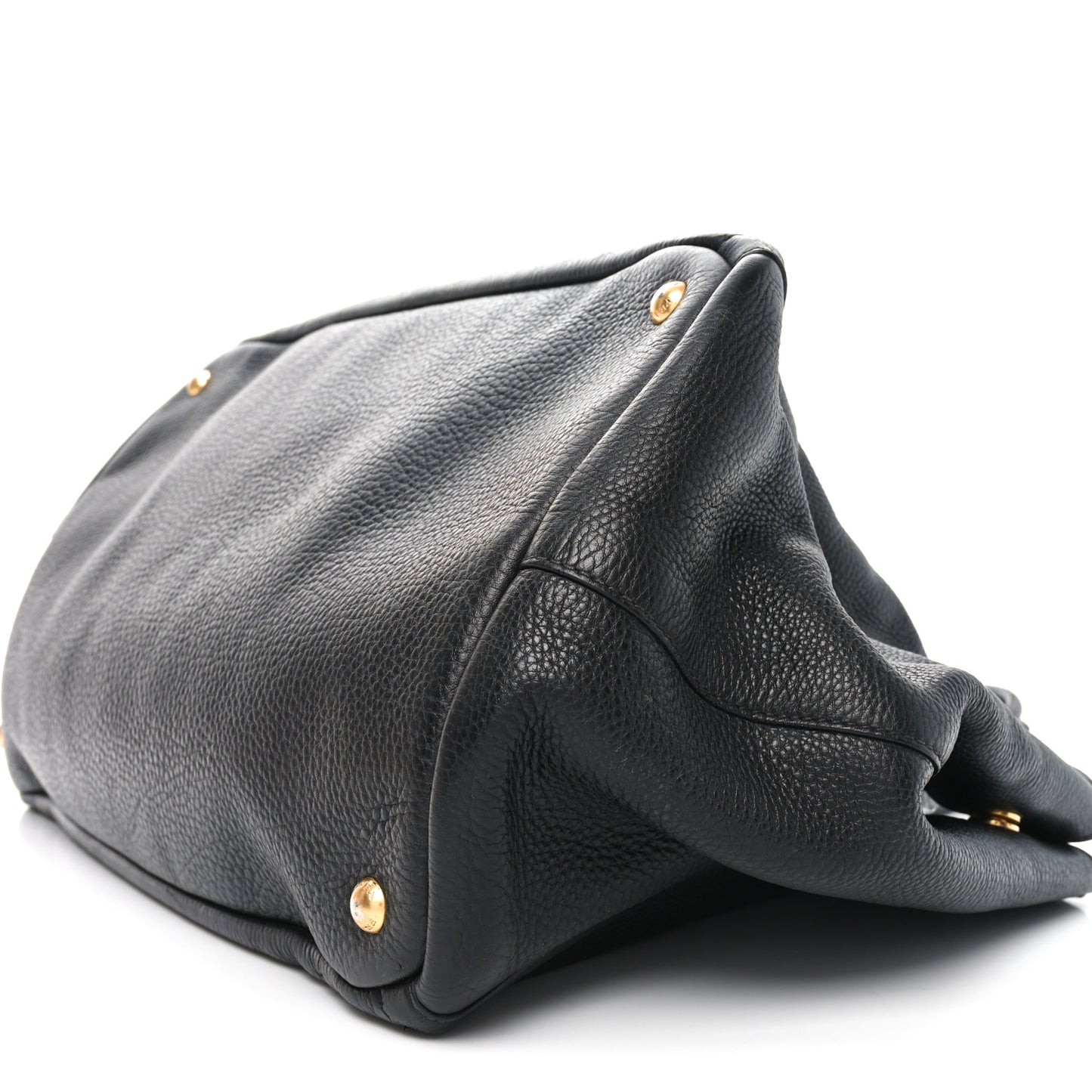 Vitello Daino Tote Black