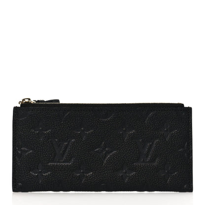 Louis Vuitton Empreinte Felicie Chain Wallet Zippered Insert Black 1 of 7