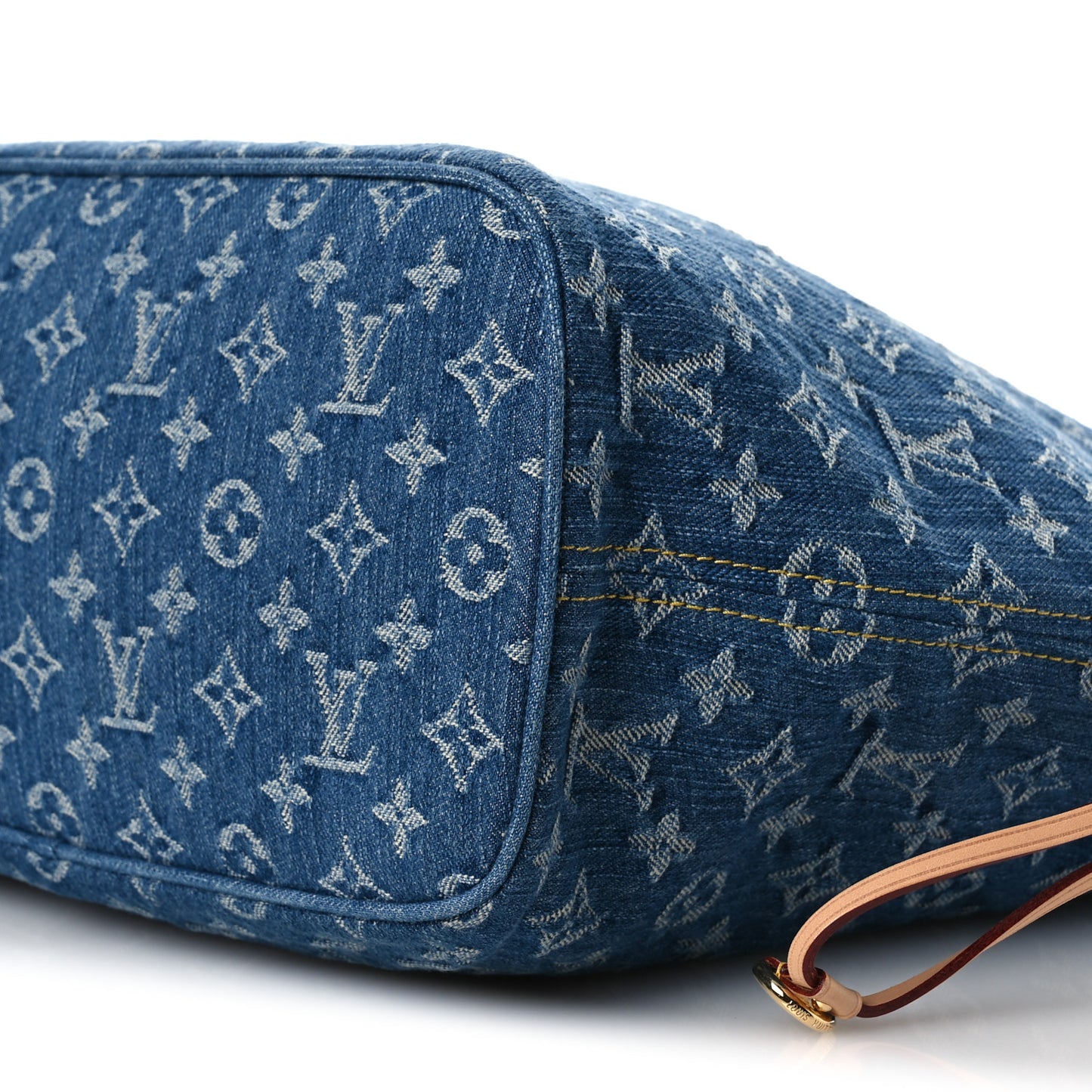 Monogram Denim Neo Neverfull MM   Blue
