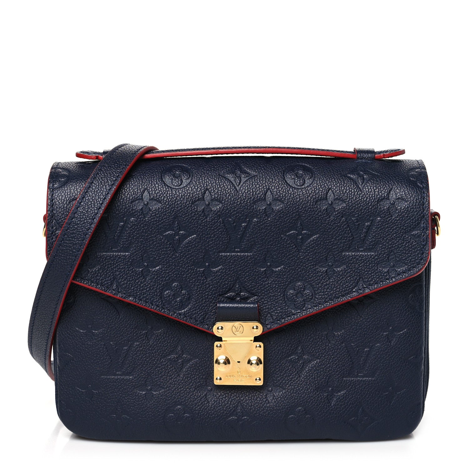 Louis Vuitton Empreinte Pochette Metis Marine Rouge 1 of 10