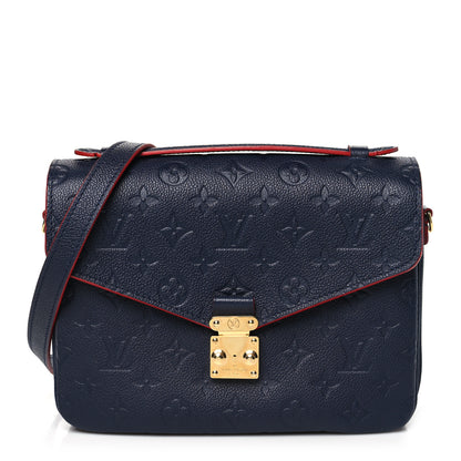 Louis Vuitton Empreinte Pochette Metis Marine Rouge 1 of 10