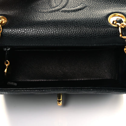 Chanel Caviar Quilted Mini Square Flap Black 6 of 8