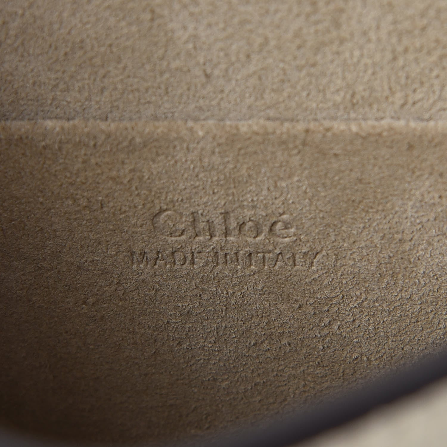 Chloe Calfskin Suede Small Nile Bracelet Bag Off White 8 of 9