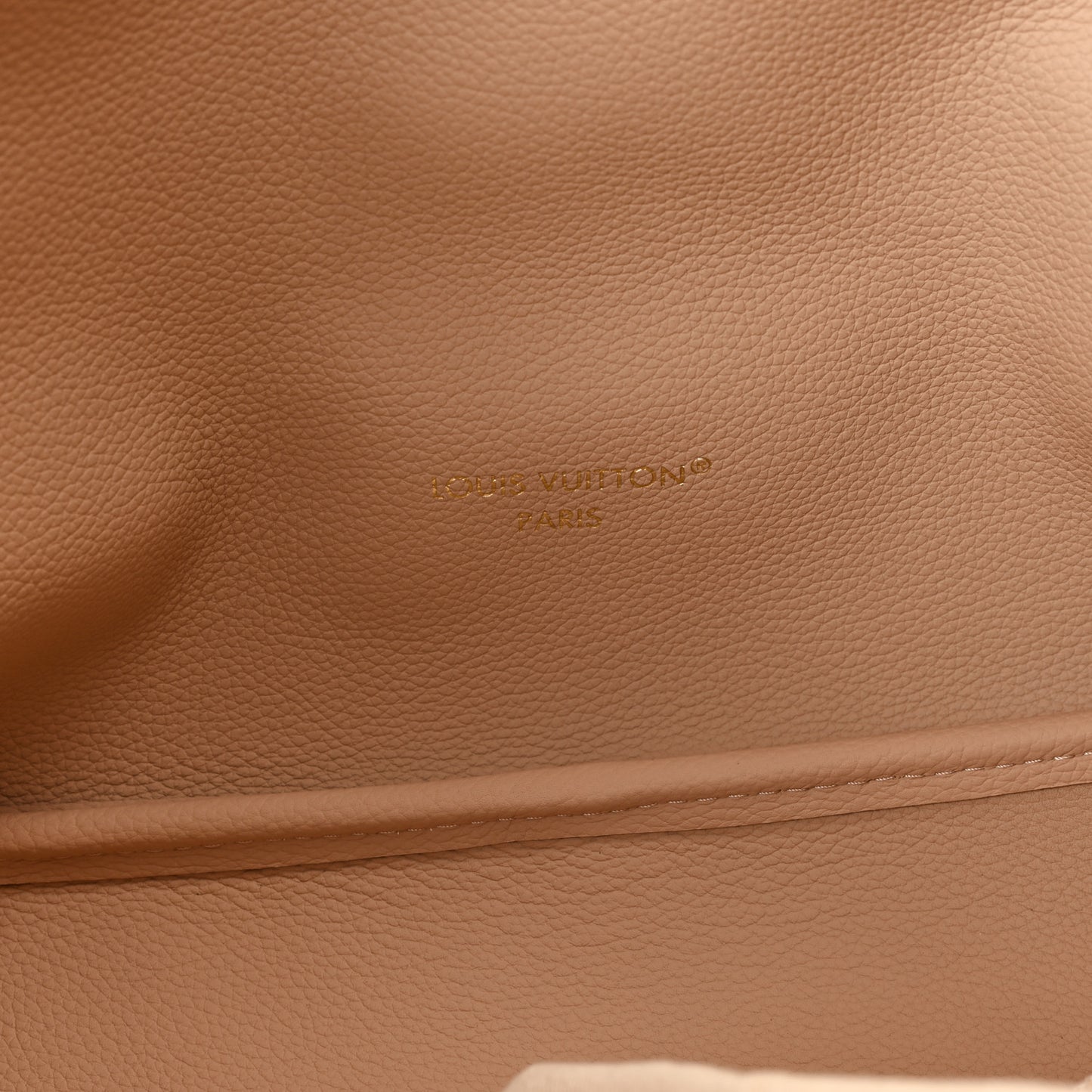 Monogram Inside Out Reversible Neverfull MM Dune Hazelnut