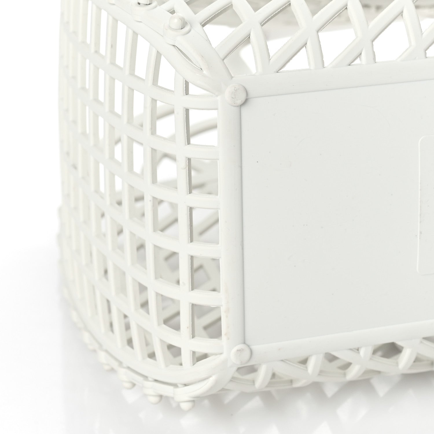 Fendi Recycled Plastic Vitello Liberty Matte Medium Fendi Basket White Ice 8 of 11
