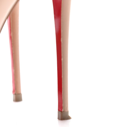 Christian Louboutin Patent Iriza 100 Pumps 40.5 Nude 9 of 9