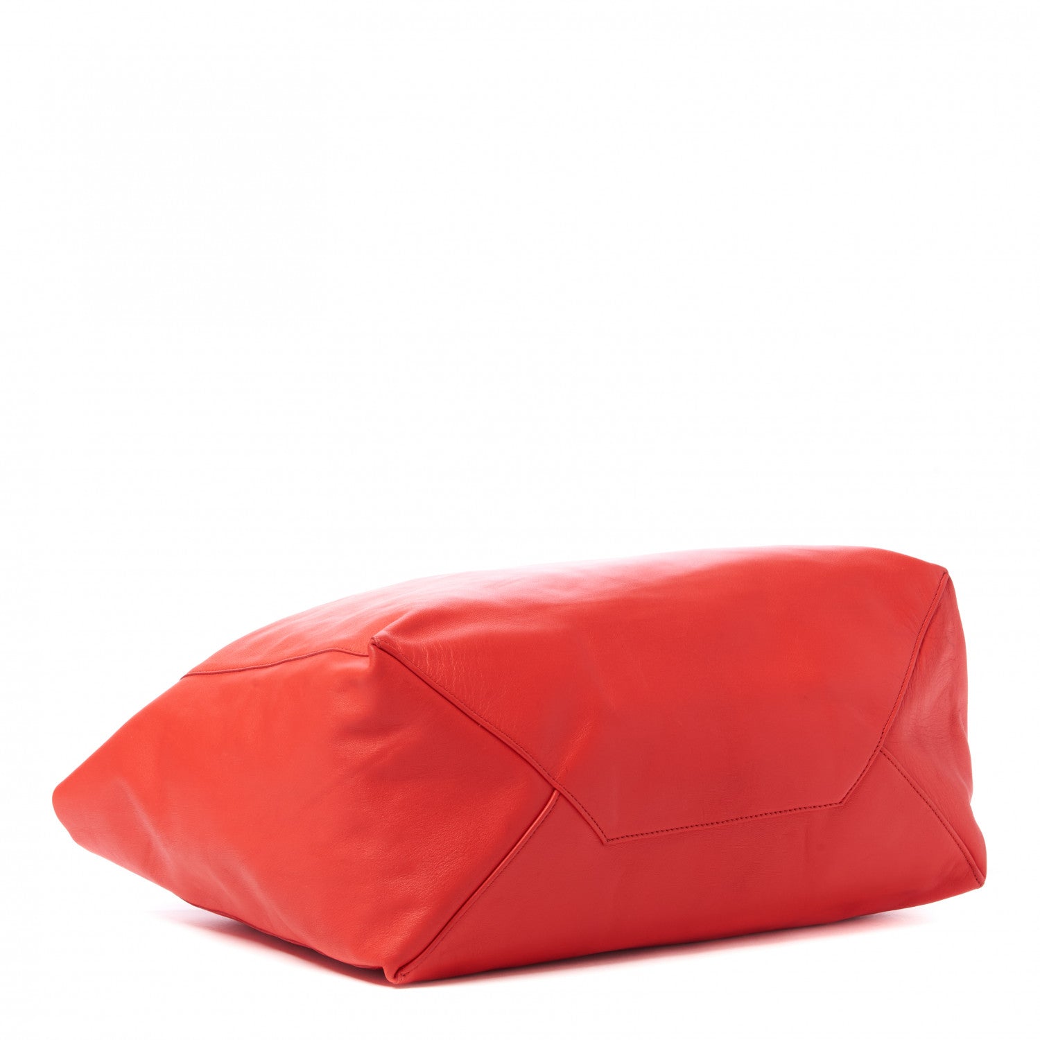 Celine Lambskin Horizontal Cabas Magenta 4 of 9