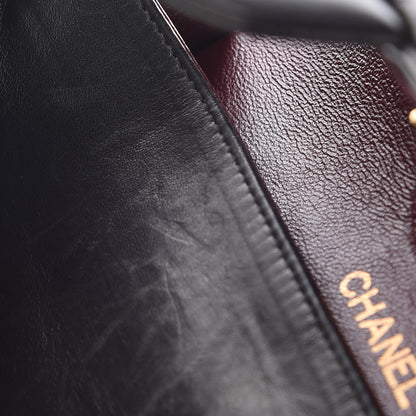 Chanel Lambskin Quilted Small Double Flap Black 12 of 13