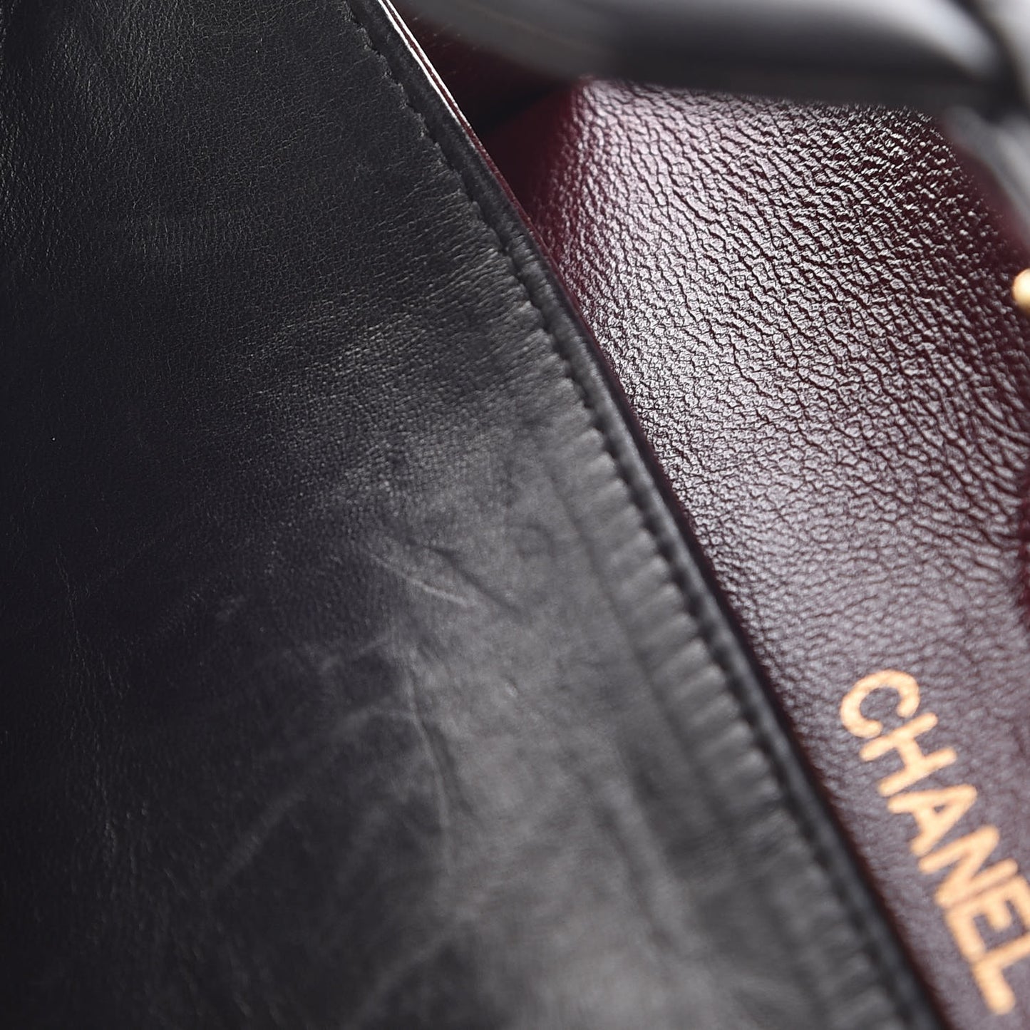 Lambskin Quilted Small Double Flap Black