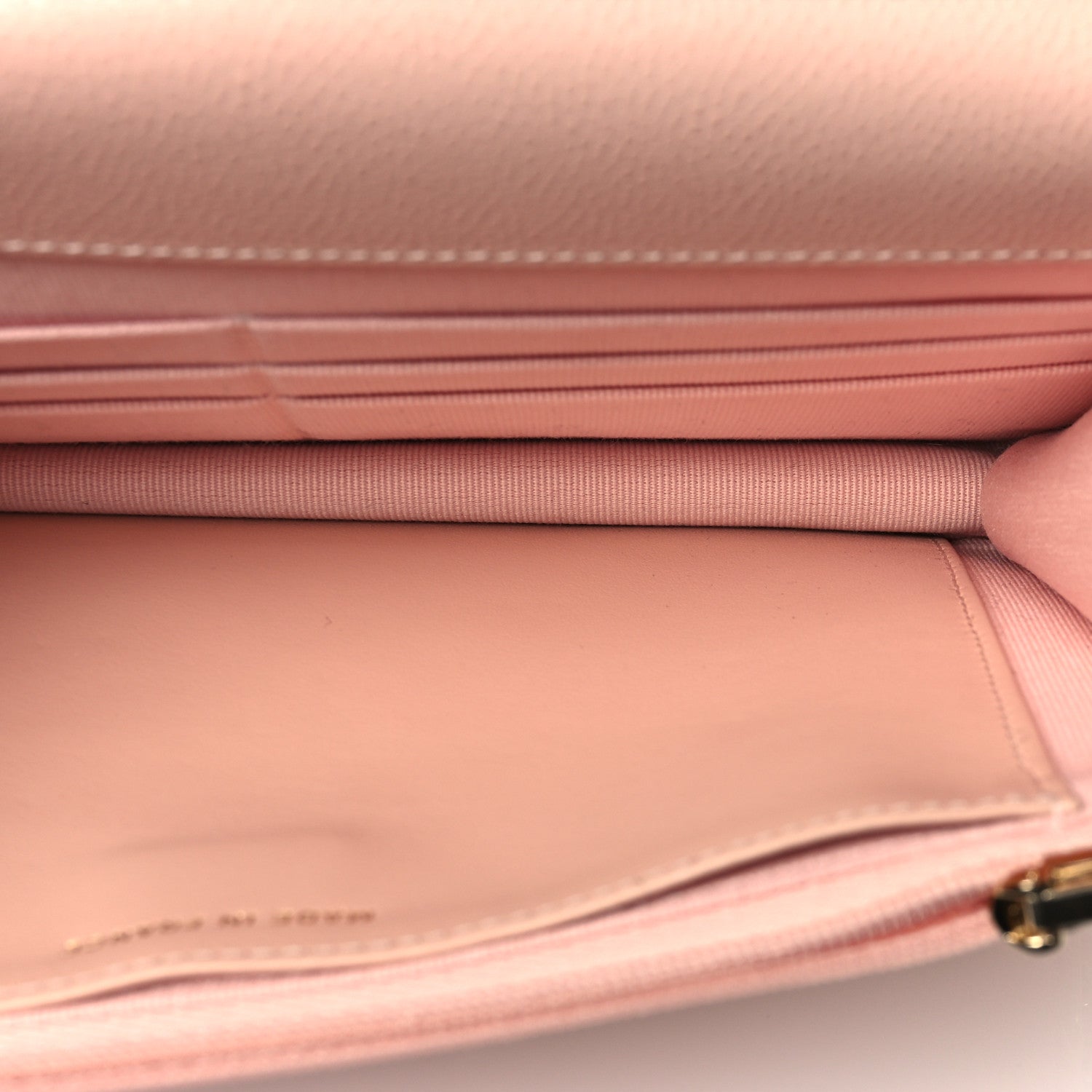 Chanel Caviar Quilted Wallet On Chain WOC Light Pink 5 of 12