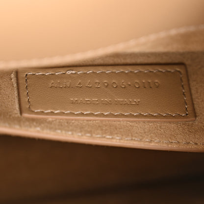 Saint Laurent Calfskin Medium Monogram Sunset Dark Beige 7 of 10
