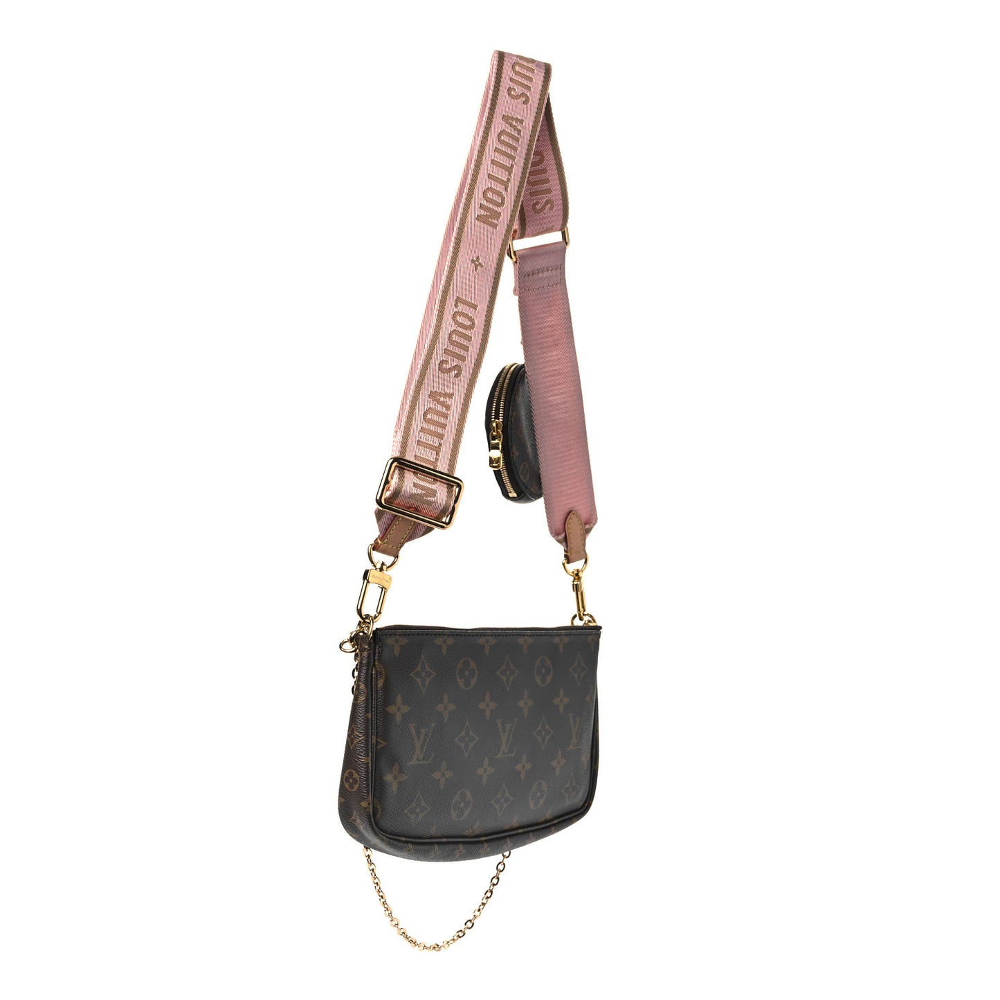 Monogram Multi Pochette Accessories Rose Clair