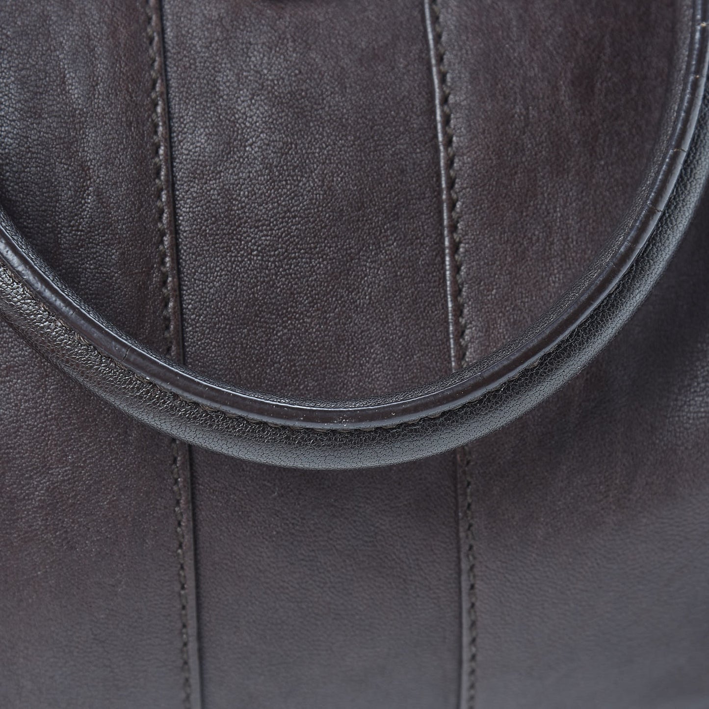 Sheepskin Medium Cabas ChYc Dark Brown
