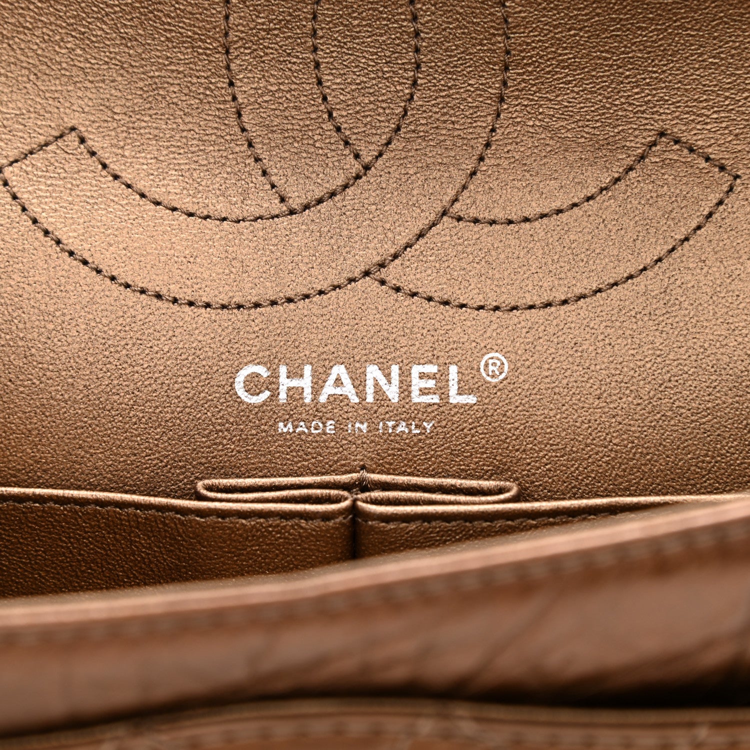 Chanel Metallic Aged Calfskin Quilted 2.55 Reissue 226 Flap Dark Copper 11 of 15
