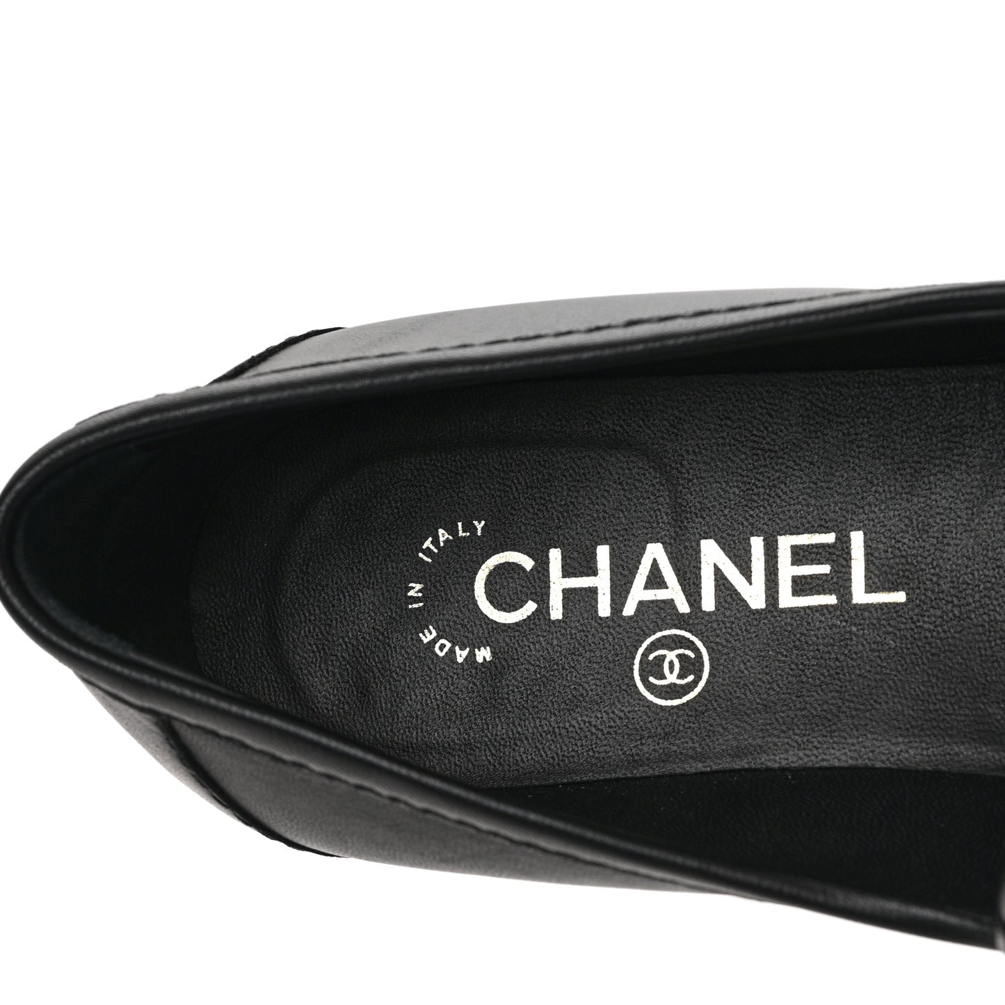 Lambskin Quilted CC Turnlock Loafers 40 Black