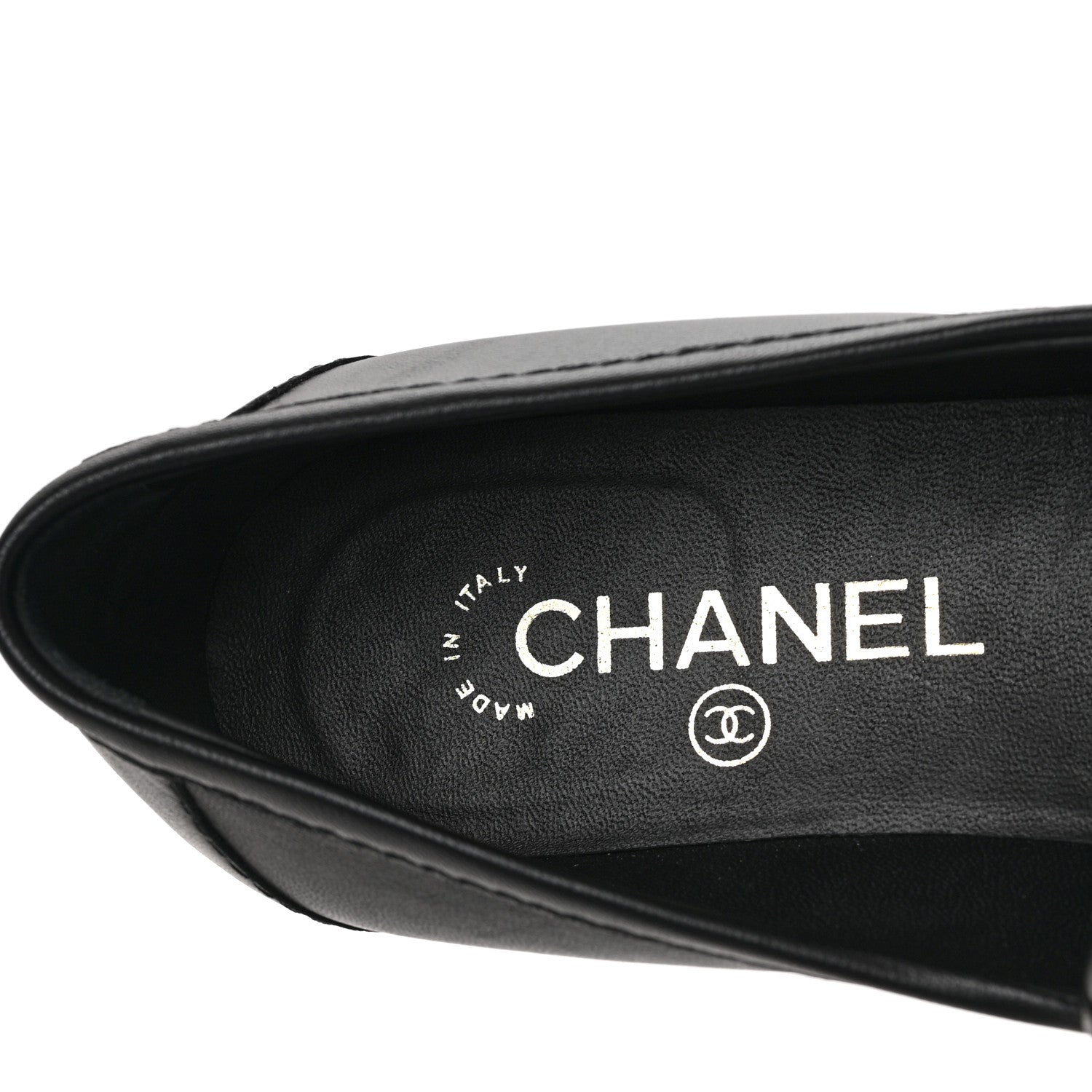 Chanel Lambskin Quilted CC Turnlock Loafers 40 Black 7 of 9