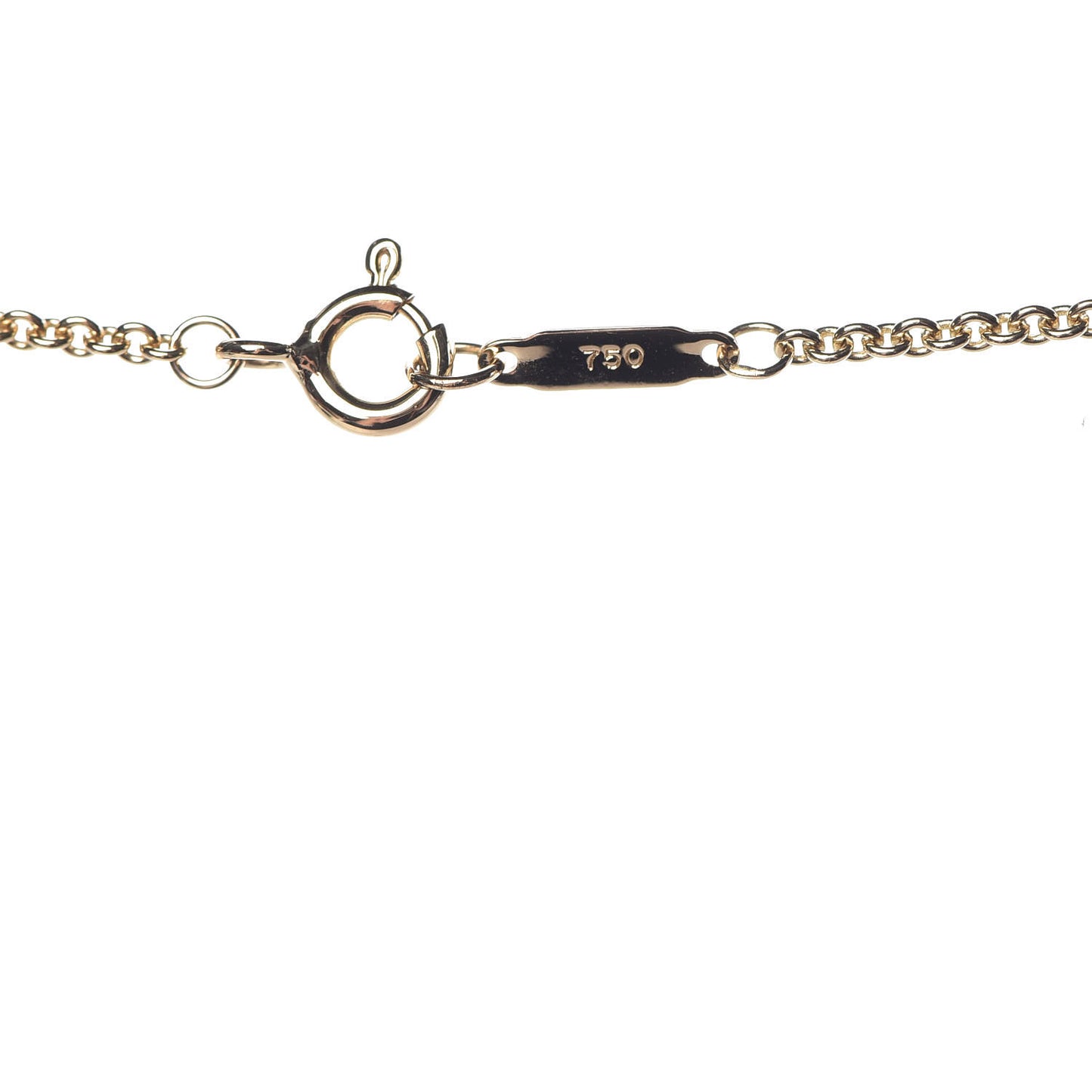 18K Yellow Gold Locket Pendant Necklace