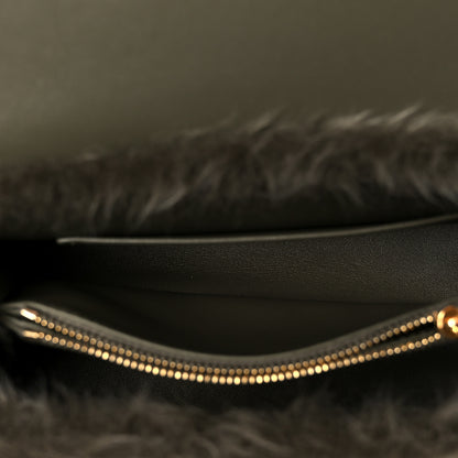 Celine Shearling Suede Calfskin Teen Nino Golden Khaki 5 of 10
