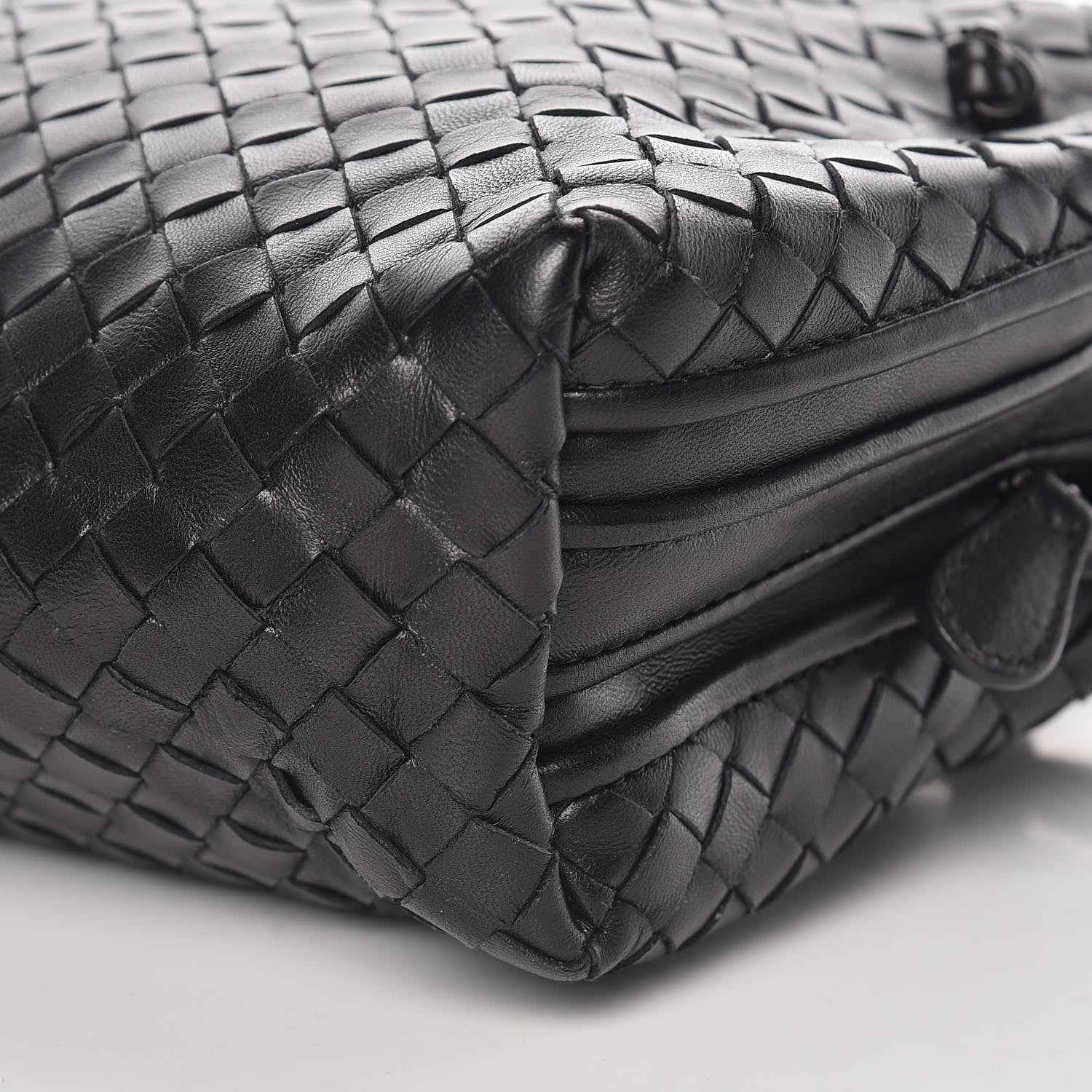 Bottega Veneta Nappa Intrecciato Pillow Crossbody Messenger Black 12 of 12