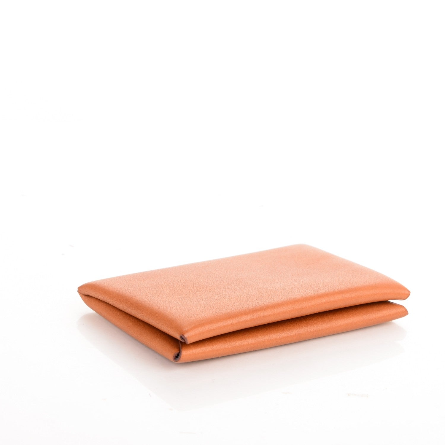 Hermes Barenia Calvi Pop Card Case Fauve Bleu Saphir 4 of 7