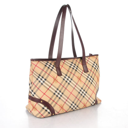 Burberry Haymarket Check Large Tote Chocolate 3 of 18