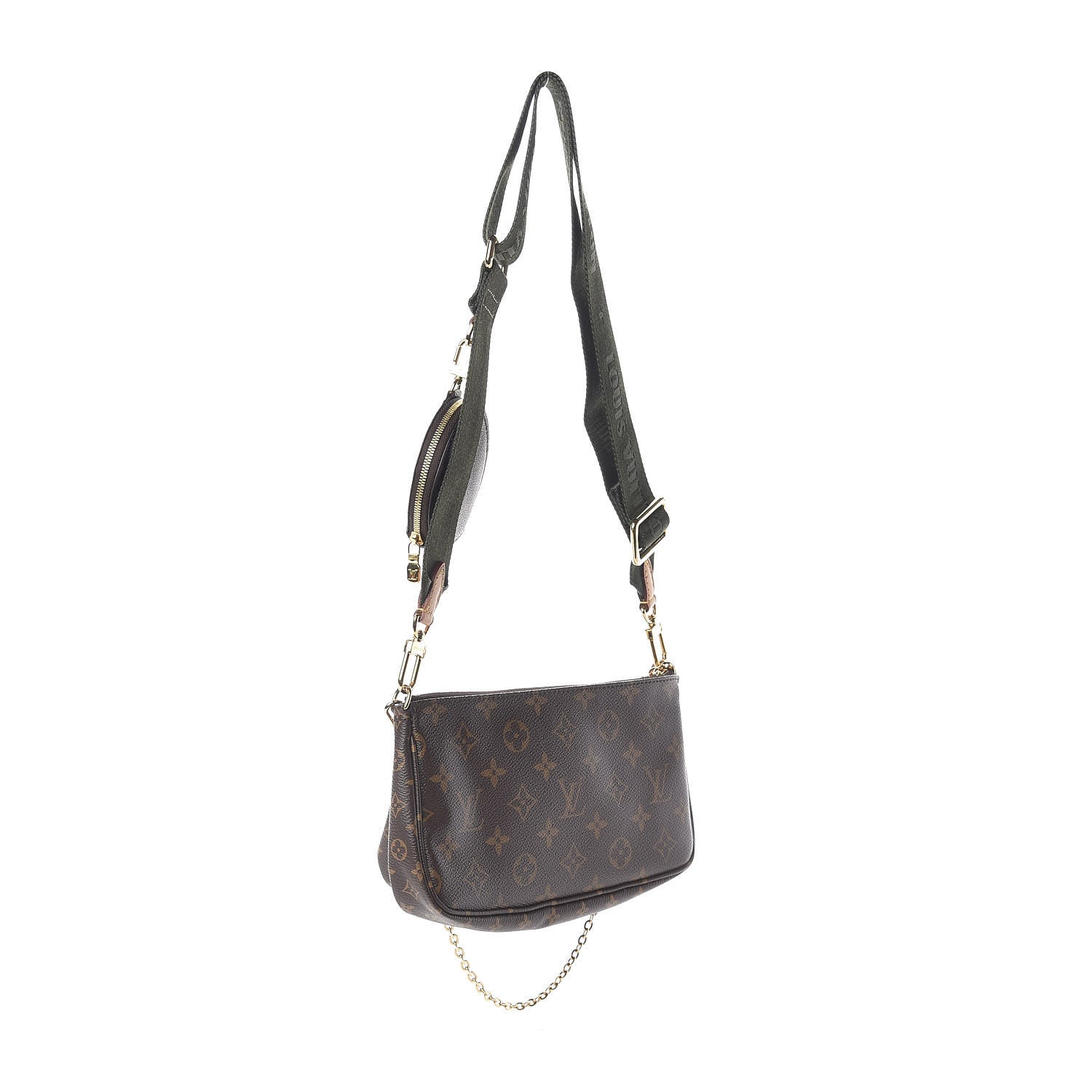 Louis Vuitton Monogram Multi Pochette Accessories Kaki 3 of 9