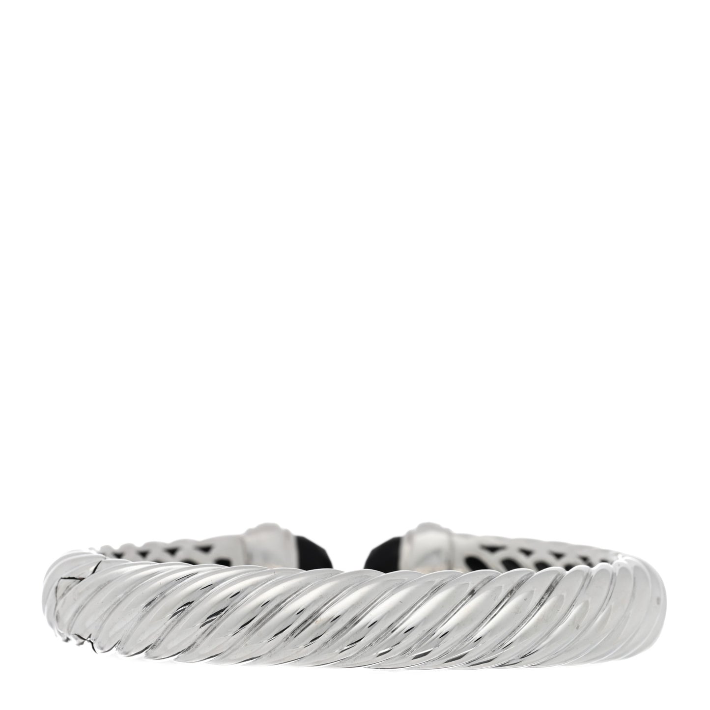 Sterling Silver Diamond Black Onyx 10mm Waverly Bracelet