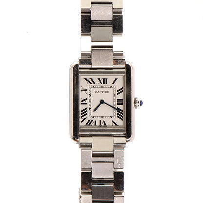 Cartier Stainless Steel 24mm Tank Solo Quartz Watch 1 of 9