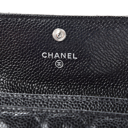 Chanel Caviar Quilted Flap Card Holder So Black 6 of 9