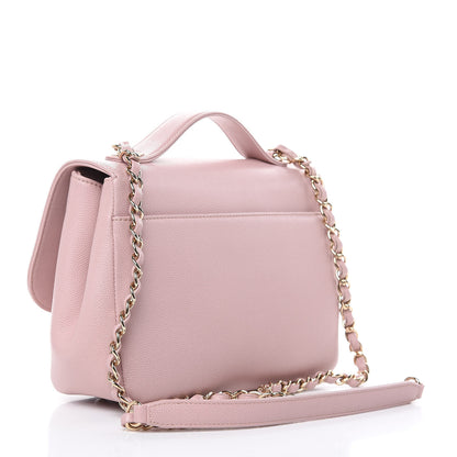 Chanel Caviar Quilted Small Business Affinity Flap Light Pink 3 of 10
