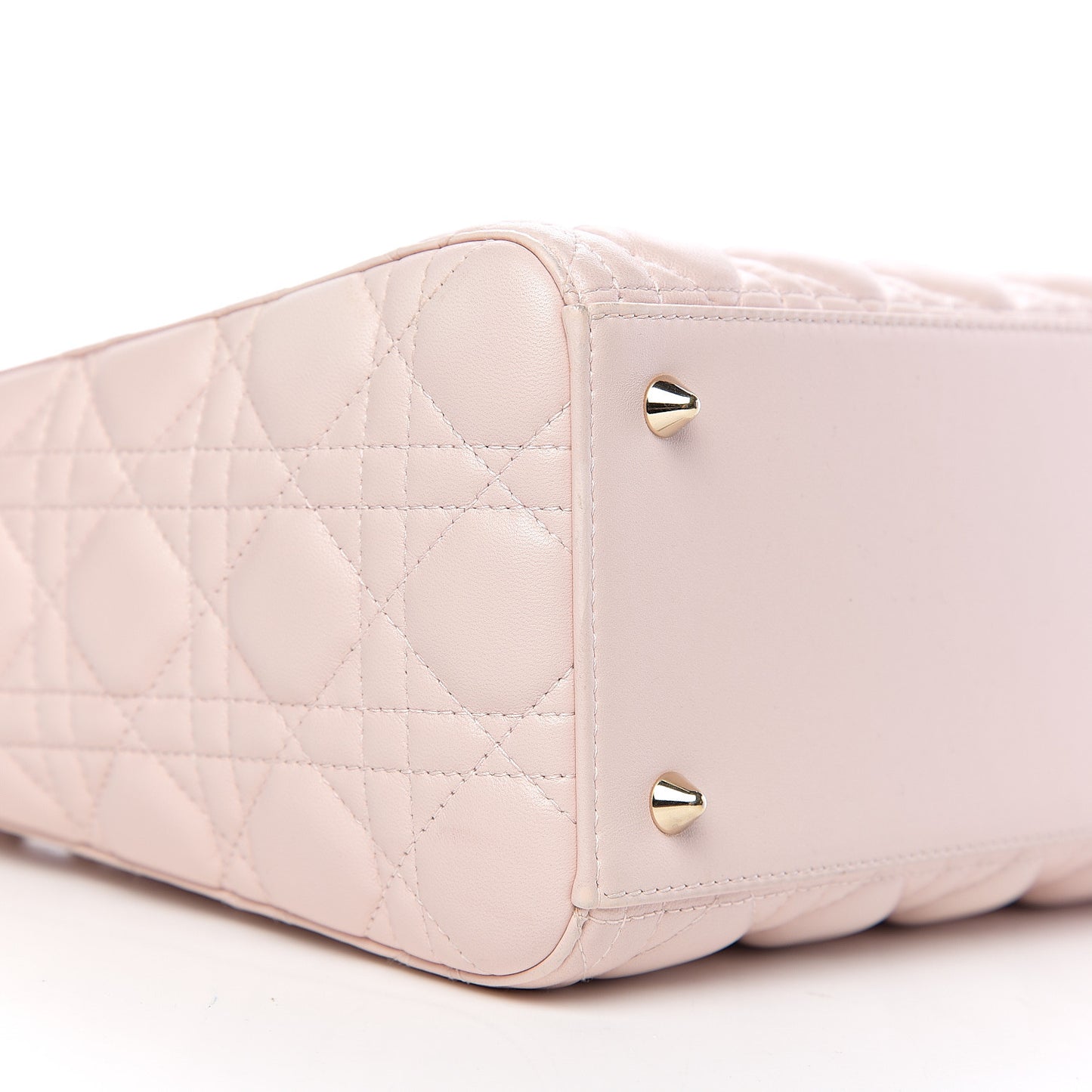 Lambskin Cannage Medium Lady Dior Light Pink