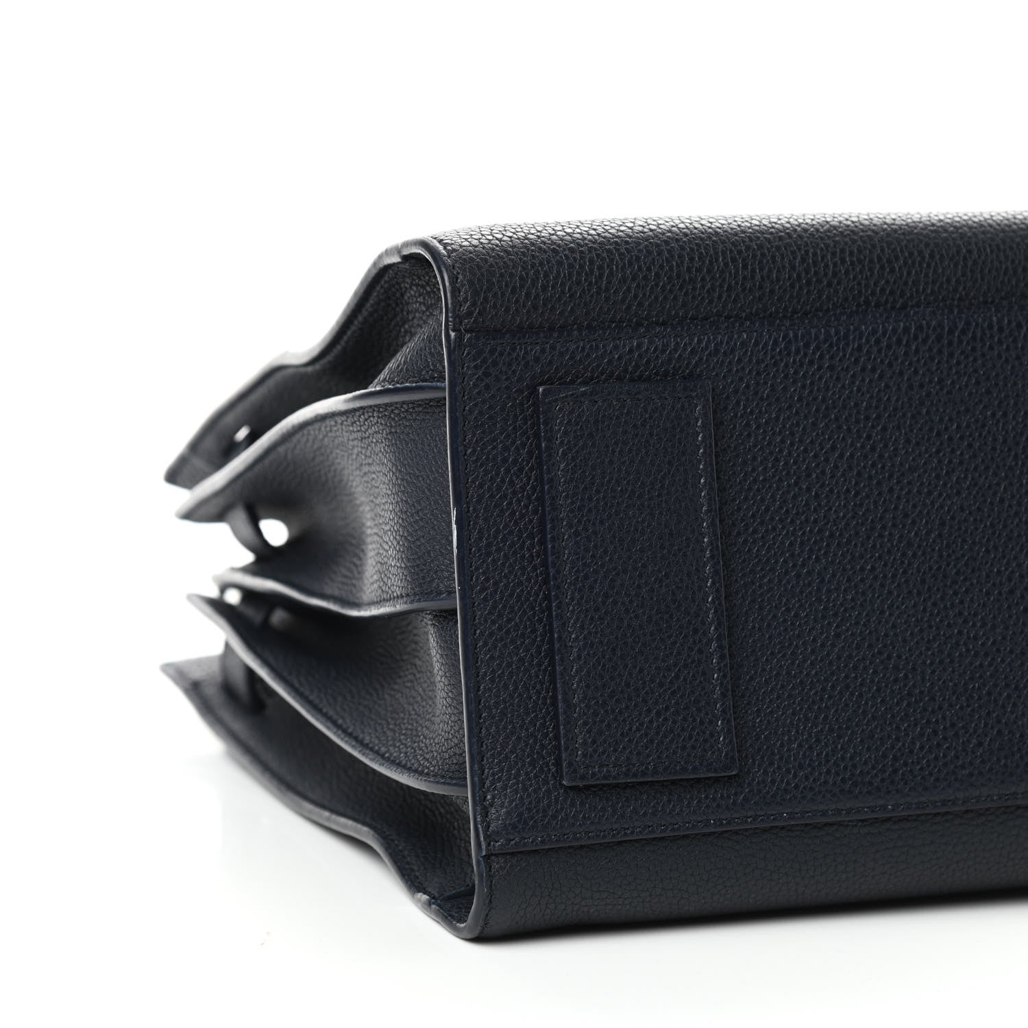 Saint Laurent Grained Calfskin Small Supple Sac De Jour Navy 7 of 9