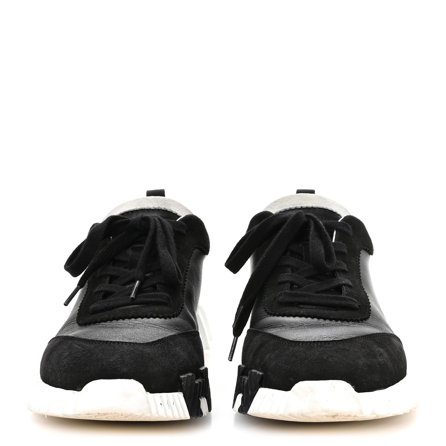 Goatskin Suede Goatskin Mens Bouncing Sneakers 43 Black