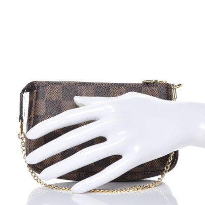 Louis Vuitton Damier Ebene Mini Pochette Accessories 2 of 8