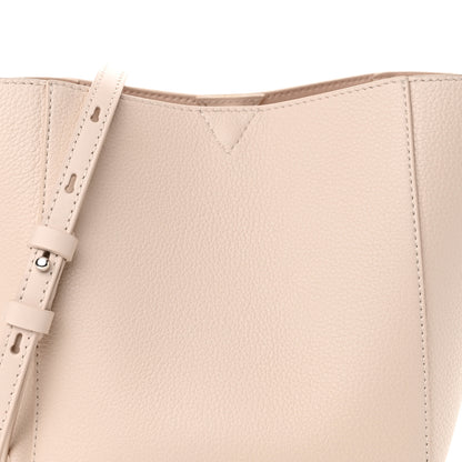 Christian Louboutin Calfskin Spiked Mini Cabachic Mini Bucket Bag Leche 8 of 10