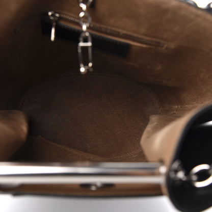 Balenciaga Calfskin Pickstitch Mini Top Handle Bucket Bag Black 6 of 16