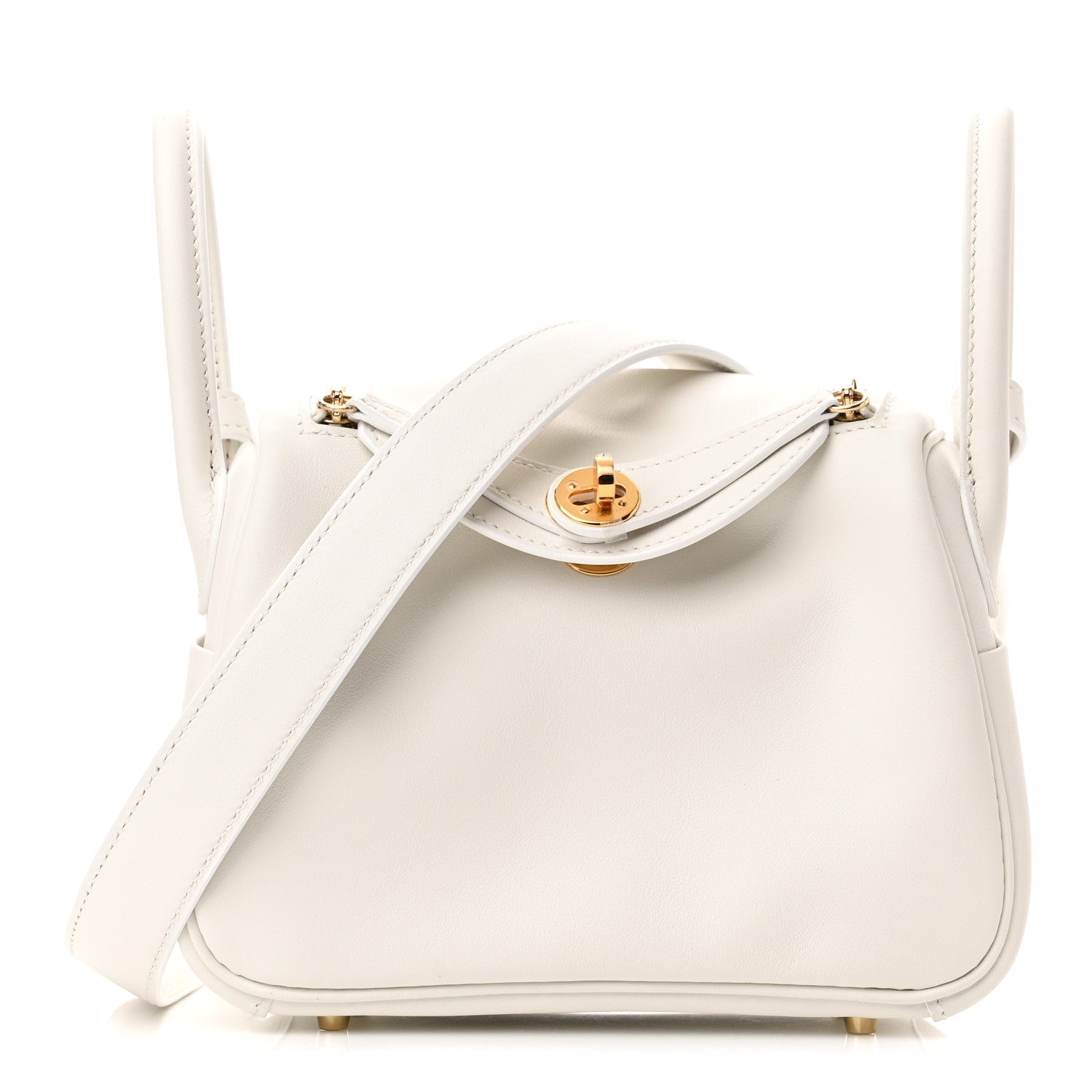 Hermes Swift Mini Lindy 20 White 1 of 11