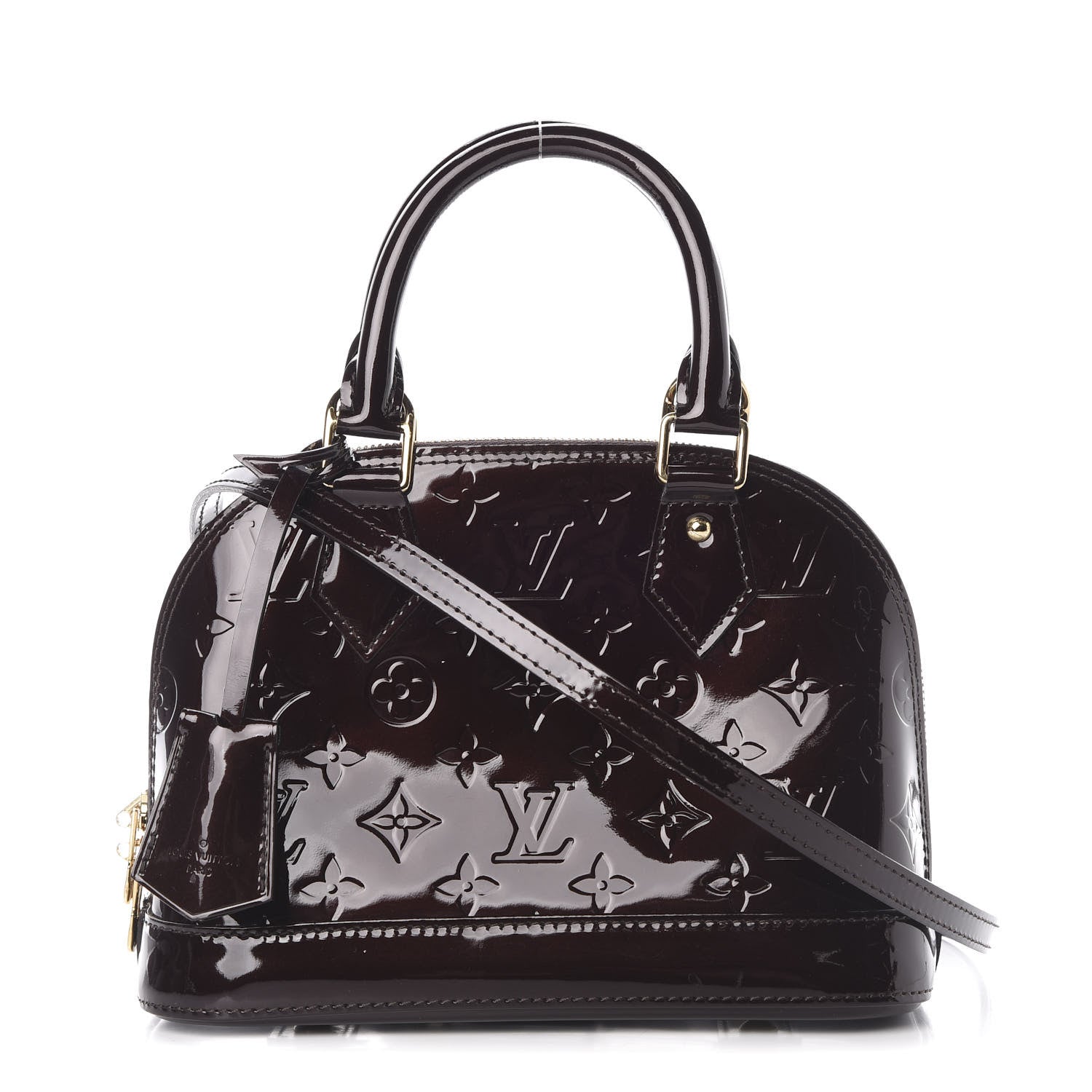 Louis Vuitton Vernis Alma BB Amarante 1 of 12