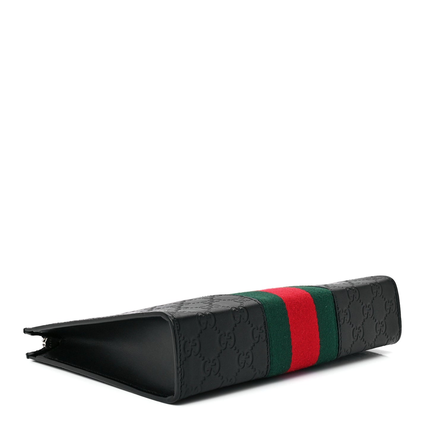 Guccissima Signature Web New Web Cosmetic Case Black