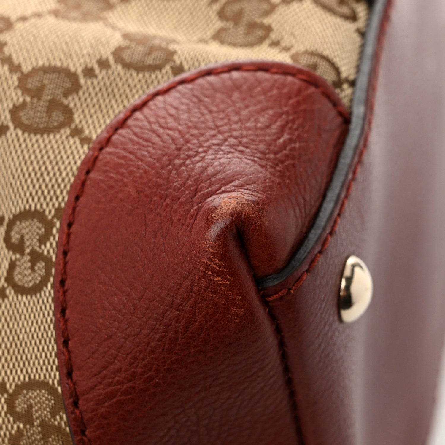 Gucci Monogram Large Marrakech Tote Red 11 of 11