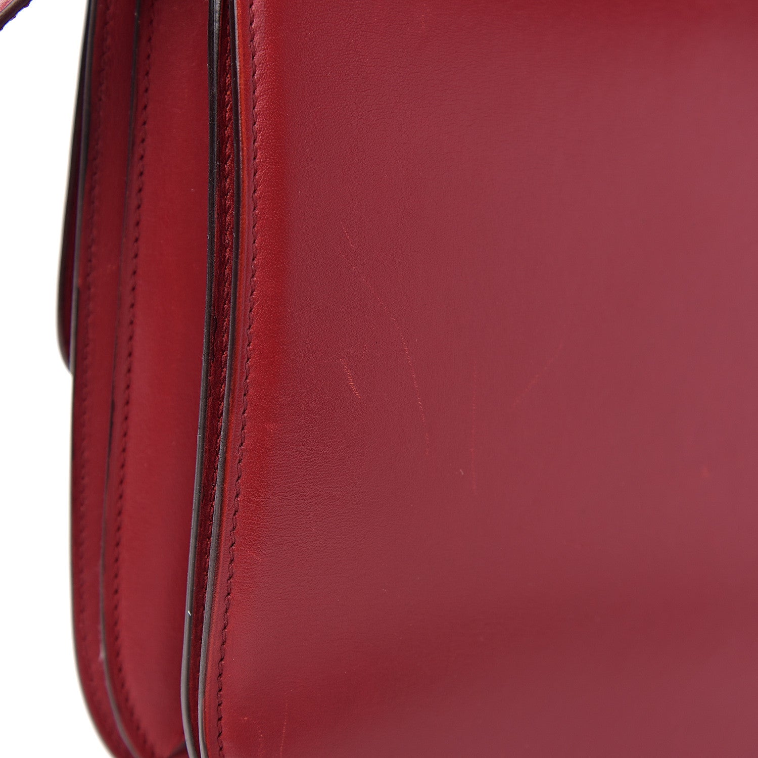 Celine Box Calfskin Medium Classic Box Flap Bag Red 14 of 18