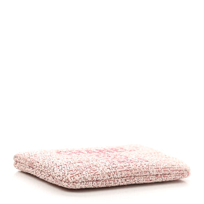 Chanel Woven Straw Raffia Deauville Cosmetic Pouch Pink 4 of 9