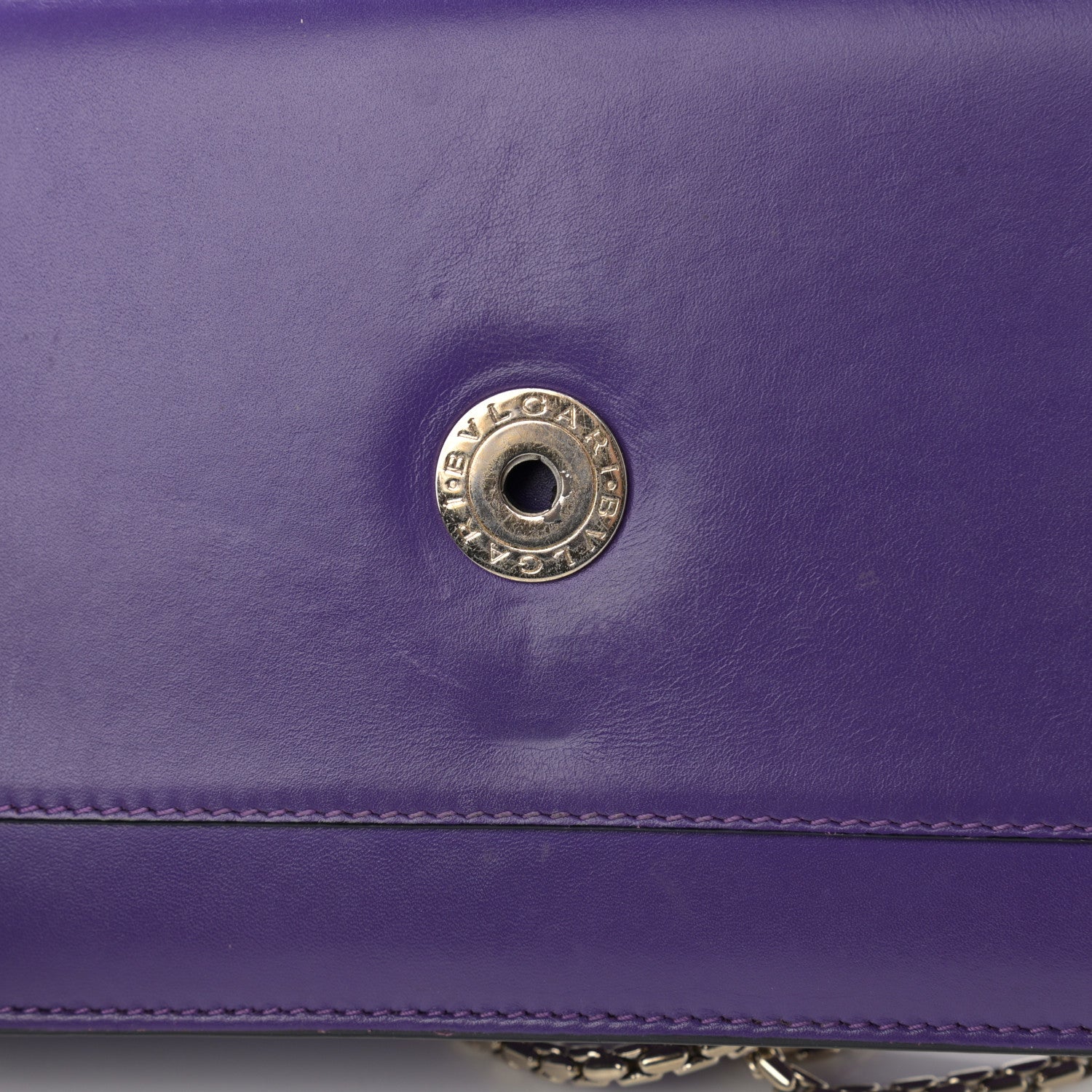 Bulgari Calfskin Serpenti Forever Crossbody Bag Amethyst 14 of 14