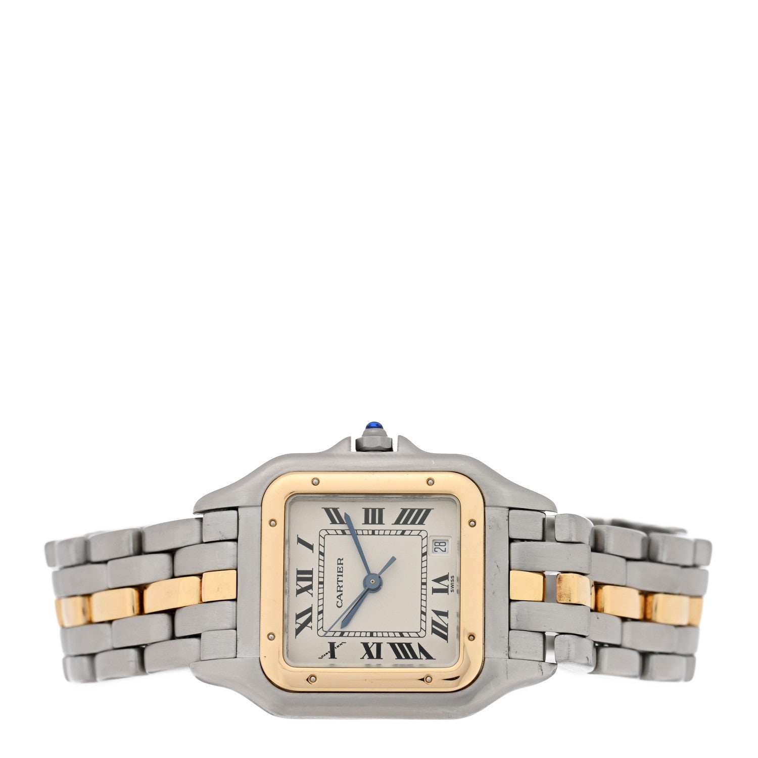 Cartier Stainless Steel 18K Yellow Gold 27mm Panthere Quartz Watch 2 of 4