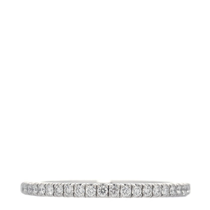 Cartier 18K White Gold Diamond 1.5mm Etincelle de Cartier Wedding Band Ring 48 4.5 3 of 5