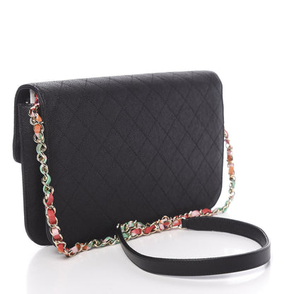 Chanel Grained Calfskin Quilted Cuba Flap Black 3 of 10