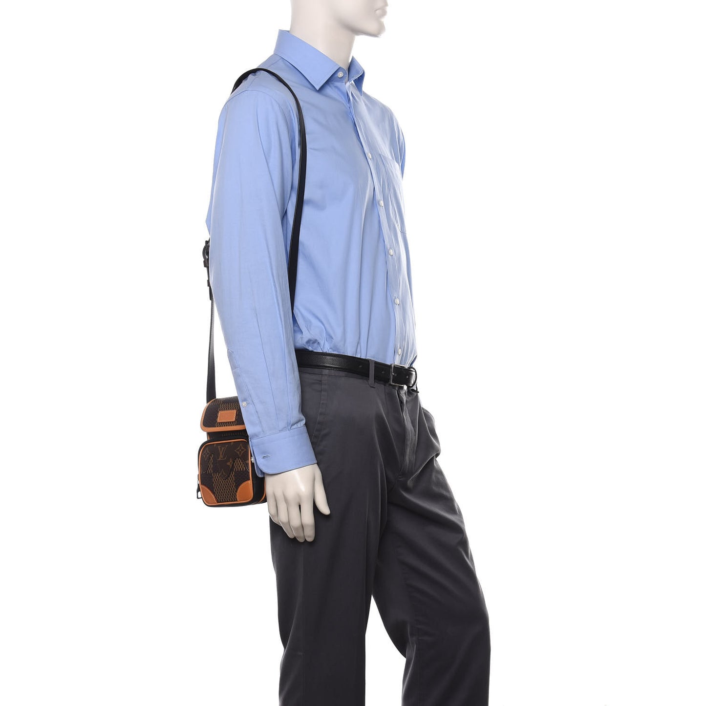 X NIGO Giant Damier Ebene Monogram Nano Amazone Messenger